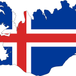 Iceland Flag & Map