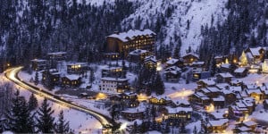 Romance in Courchevel, France